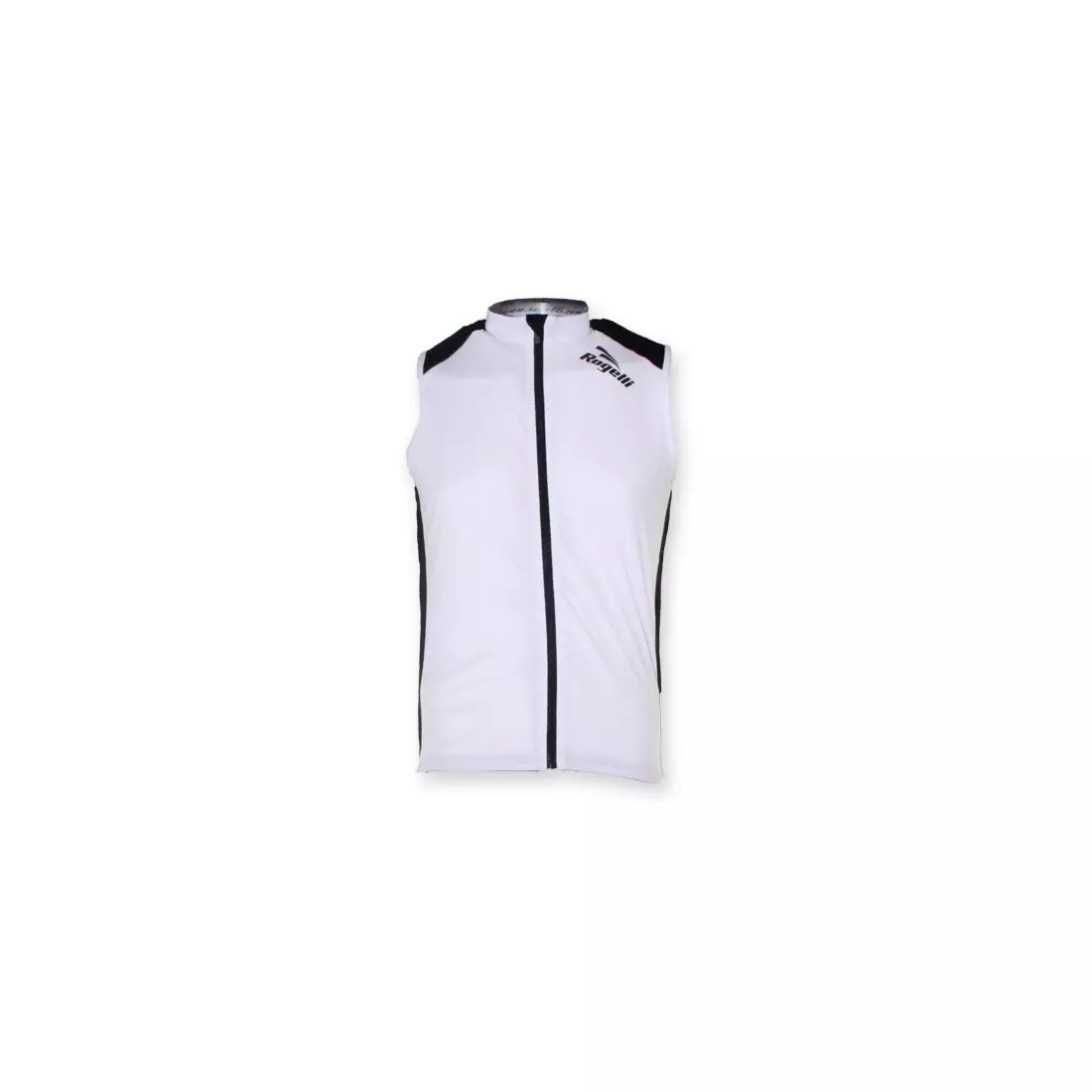 ROGELLI POLINO - pánsky cyklistický dres bez rukávov, farba: biela a čierna