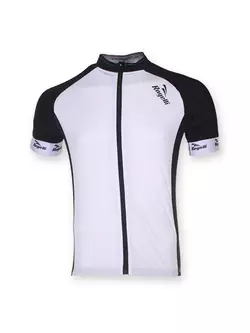 ROGELLI PRALI - pánsky cyklistický dres, farba: biela a čierna