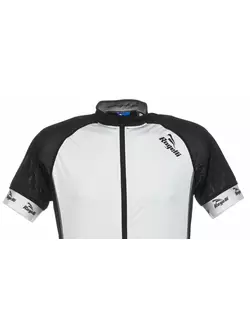 ROGELLI PRALI - pánsky cyklistický dres, farba: biela a čierna
