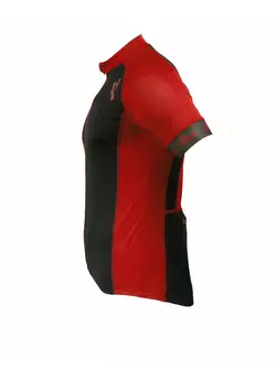 ROGELLI PRALI - pánsky cyklistický dres, farba: čierna a červená
