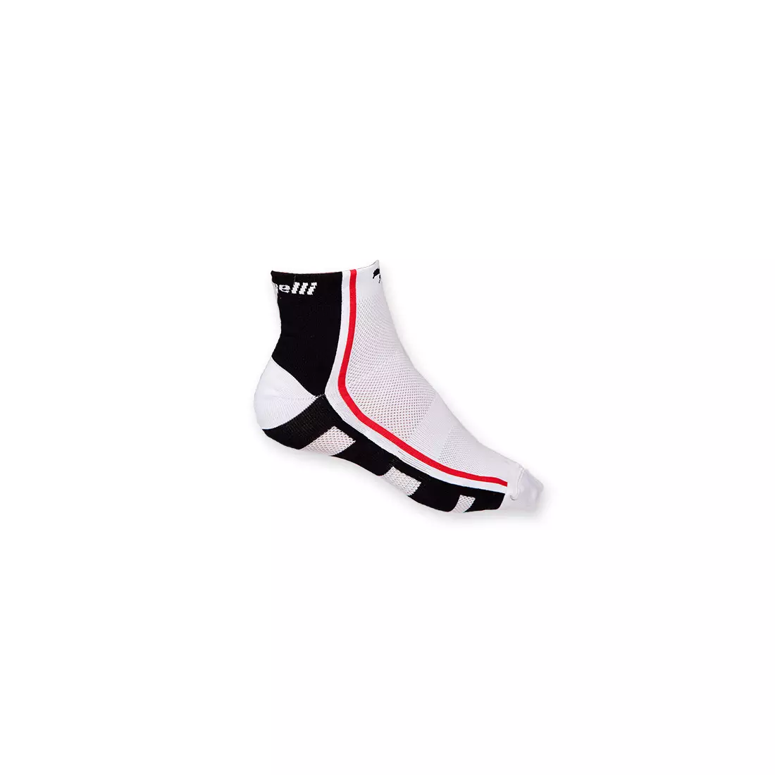 ROGELLI RCS-04 - Q-SKIN  - cyklistické ponožky, čiernobiele