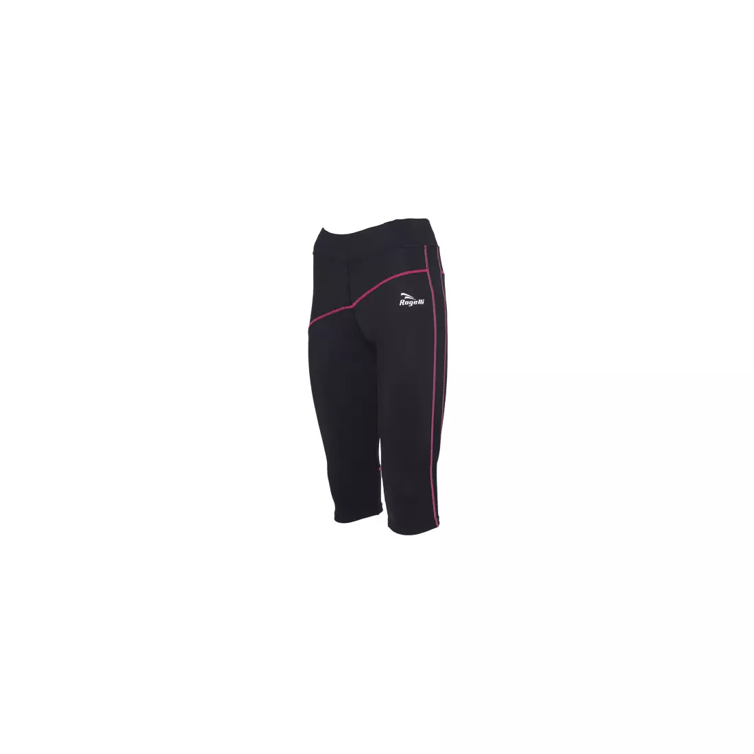 ROGELLI RUN MADILON - dámske 3/4 bežecké šortky - farba: Čierna a ružová