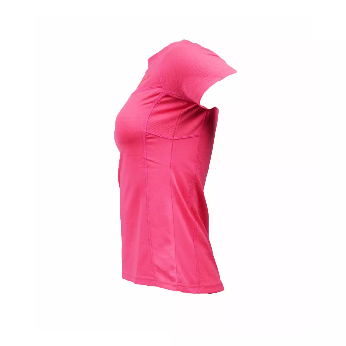 ROGELLI RUN SIRA - dámske bežecké tričko - farba: Fluórovo ružová