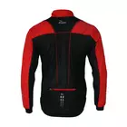 ROGELLI UZZANO - membránová cyklistická bunda, čierno-červená