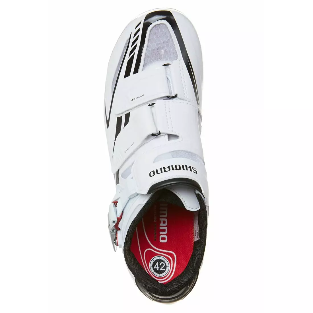 SHIMANO SH-R170W - cestné topánky, farba: Biela