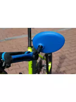 AJS univerzálne zapustené zrkadlo na bicykel, modrá