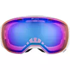 ALPINA BIG HORN Q-LITE lyžiarske/snowboardové okuliare, white gloss
