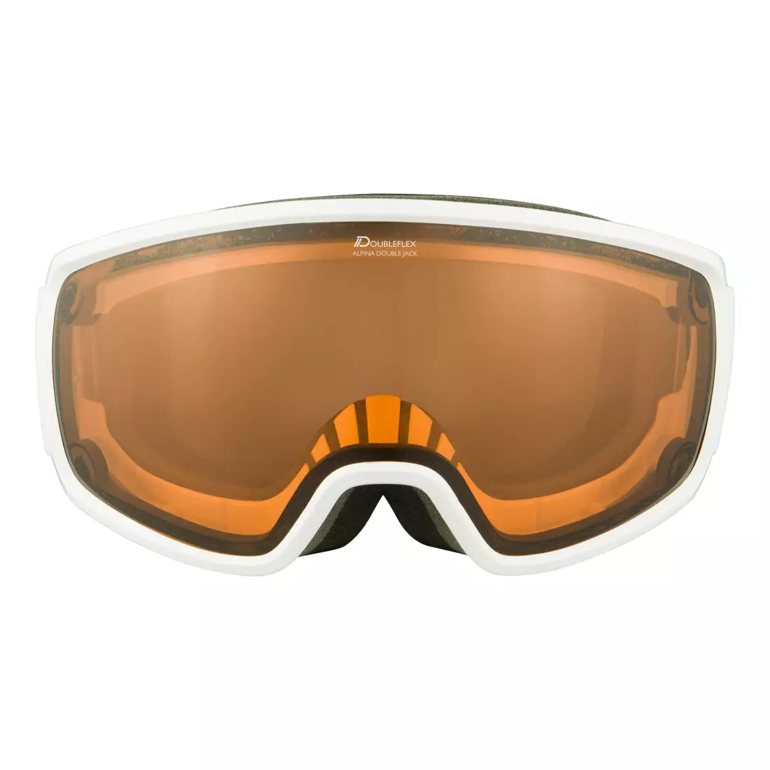 ALPINA DOUBLE JACK MAG Q-LITE lyžiarske/snowboardové okuliare, white gloss