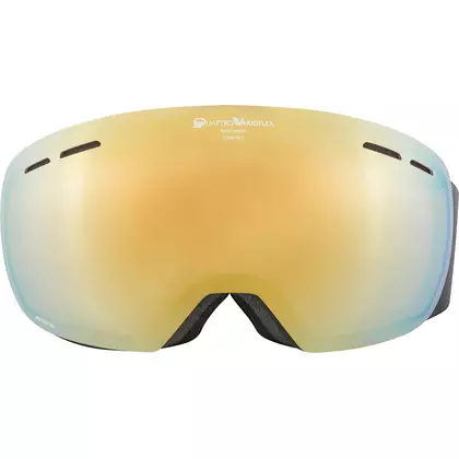 Lyžiarske/snowboardové okuliare ALPINA, fotochróm M50 GRANBY QV ČIERNE MATNÉ sklo QV GOLD SPH S2-S3