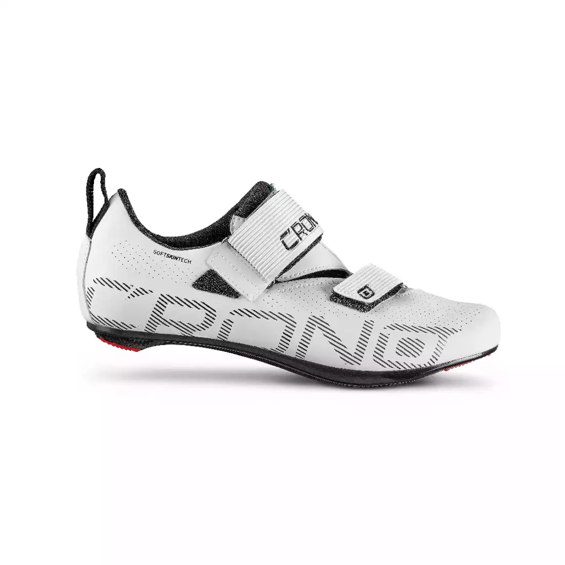 CRONO CT-1-20 Triatlonové cyklistické topánky MTB, kompozitné, biely