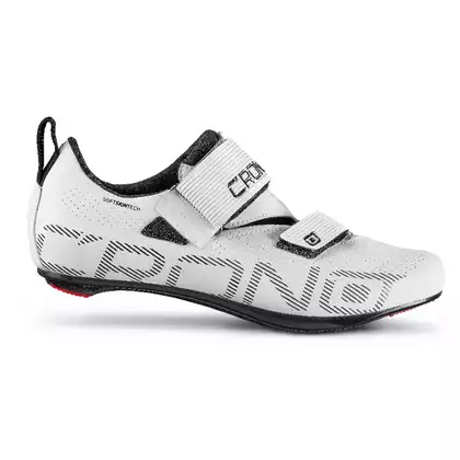 CRONO CT-1-20 Triatlonové cyklistické topánky MTB, kompozitné, biely