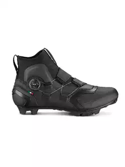 CRONO CW-1-21 Zimná cyklistická obuv MTB, nylon, čierna