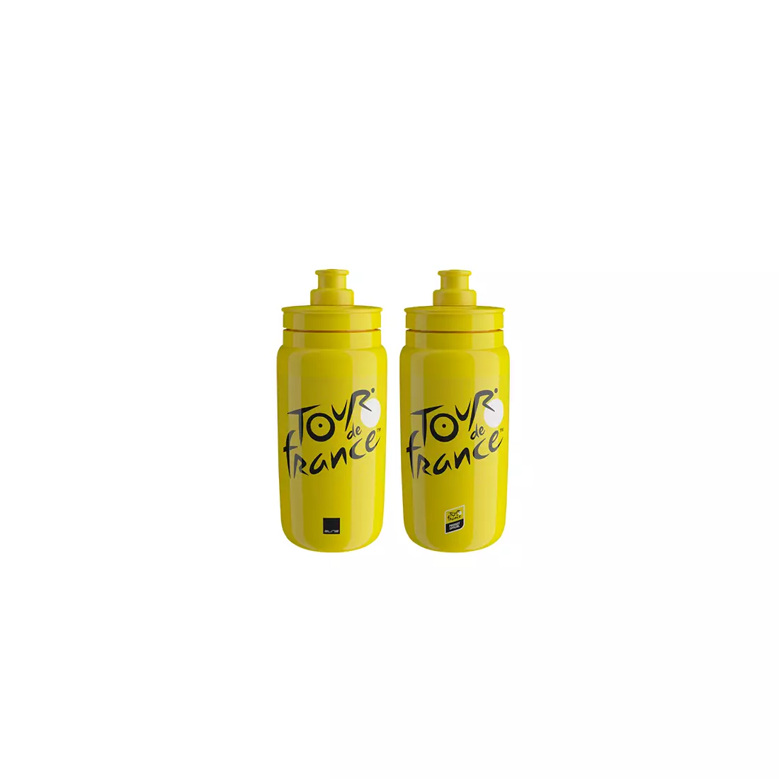 ELITE FLY Teams 2021 Cyklistická fľaša na vodu Tour de France Yellow, 550ml 