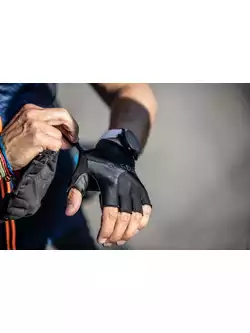 ROGELLI ARIOS 2 Pánske cyklistické rukavice, čierne