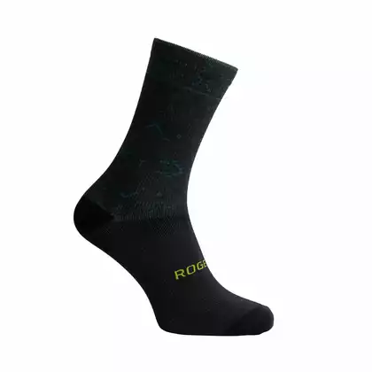 ROGELLI AZTEC Cyklistické ponožky, čierne