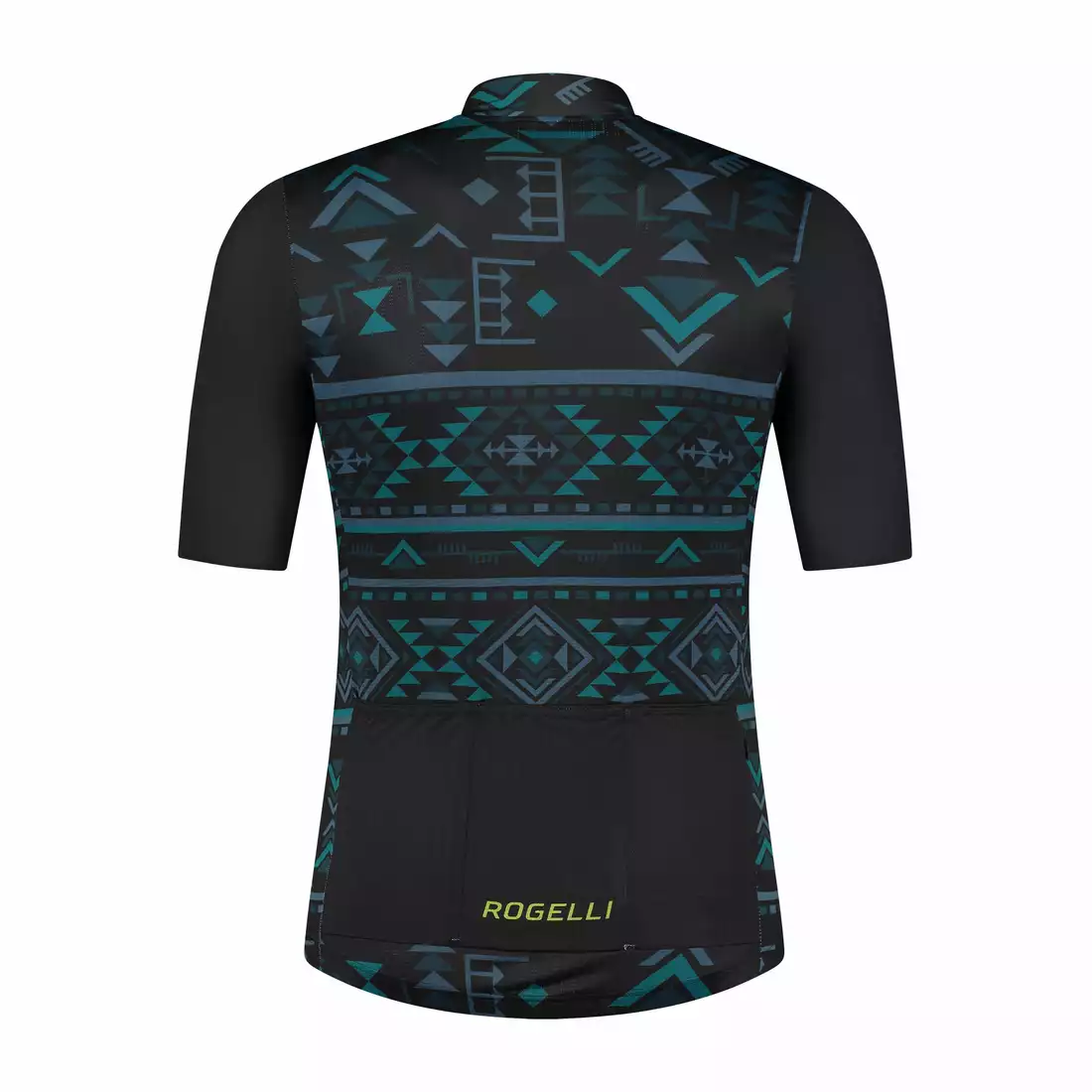 ROGELLI AZTEC pánsky cyklistický dres čierna a modrá