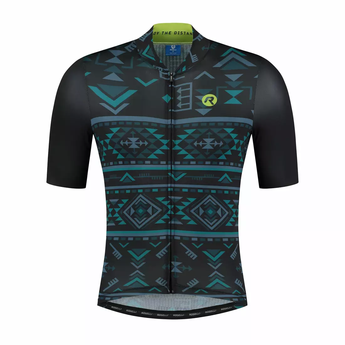 ROGELLI AZTEC pánsky cyklistický dres čierna a modrá