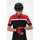 ROGELLI CORE Pánske cyklistické rukavice, červené