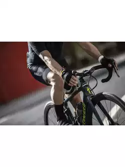 ROGELLI CORE Pánske cyklistické rukavice, čierna