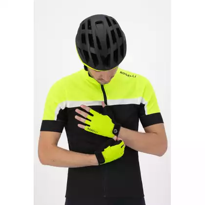 ROGELLI CORE Pánske cyklistické rukavice, Fluór