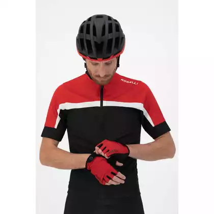 ROGELLI CORE Pánske cyklistické rukavice, červené