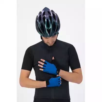 ROGELLI CORE Pánske cyklistické rukavice, modré