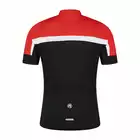 ROGELLI COURSE detský cyklistický dres, čierna červená