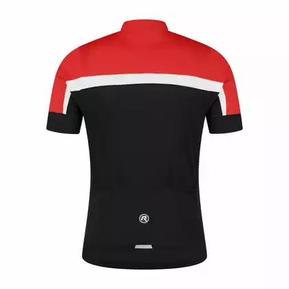 ROGELLI COURSE detský cyklistický dres, čierna červená