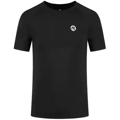 ROGELLI ESSENTIAL Pánske bežecké tričko, čierna