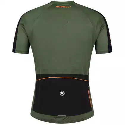 ROGELLI EXPLORE Pánsky cyklistický dres, zelený