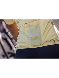 ROGELLI FRUITY Dámsky cyklistický dres, žltý