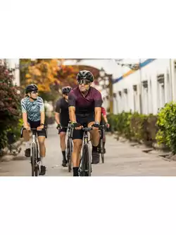 ROGELLI GLITCH pánsky cyklistický dres čierna a hnedá