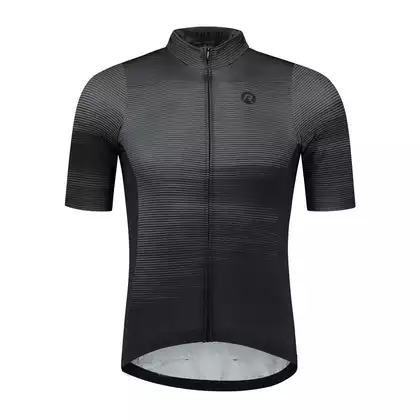 ROGELLI GLITCH pánsky cyklistický dres čierna a sivá