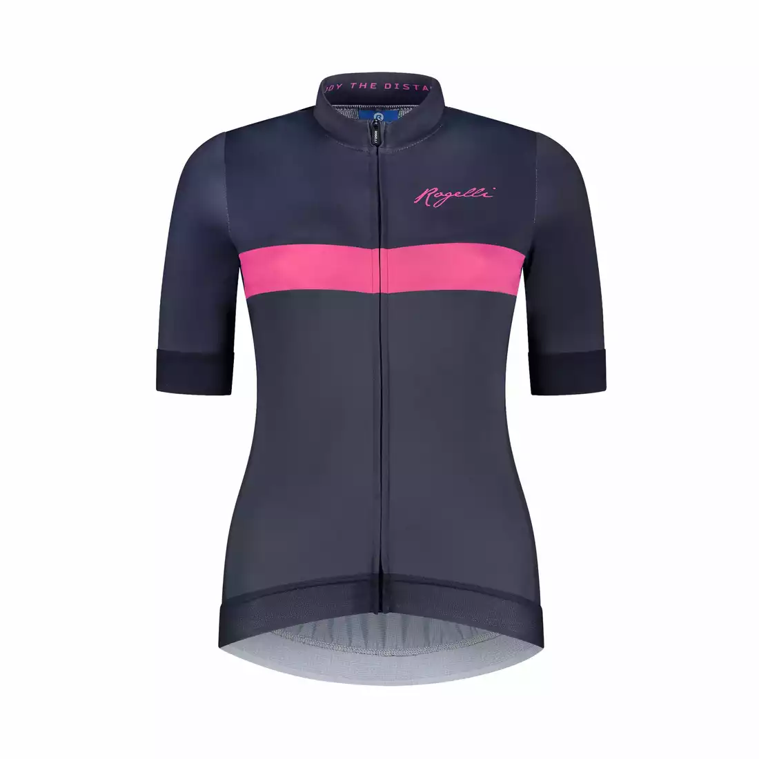 ROGELLI PRIME Dámsky cyklistický dres, námornícka modrá a ružová