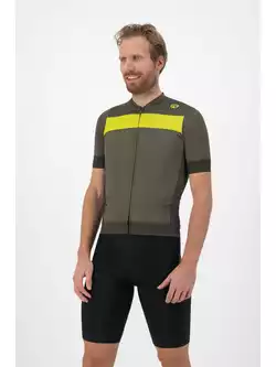 ROGELLI PRIME pánsky cyklistický dres zeleno-žltá