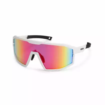 ROGELLI RECON Športové okuliare s vymeniteľnými sklami, biele