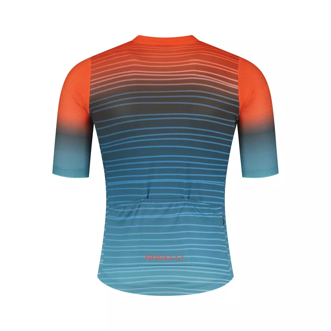 ROGELLI SURF pánske cyklistické tričko, modro-oranžová