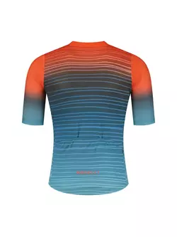 ROGELLI SURF pánske cyklistické tričko, modro-oranžová