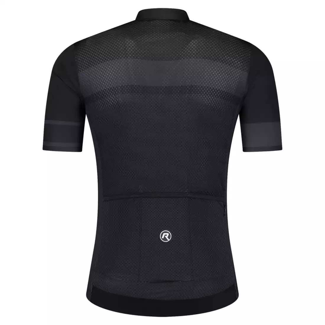 Rogelli BLOCK pánsky cyklistický dres, čierna