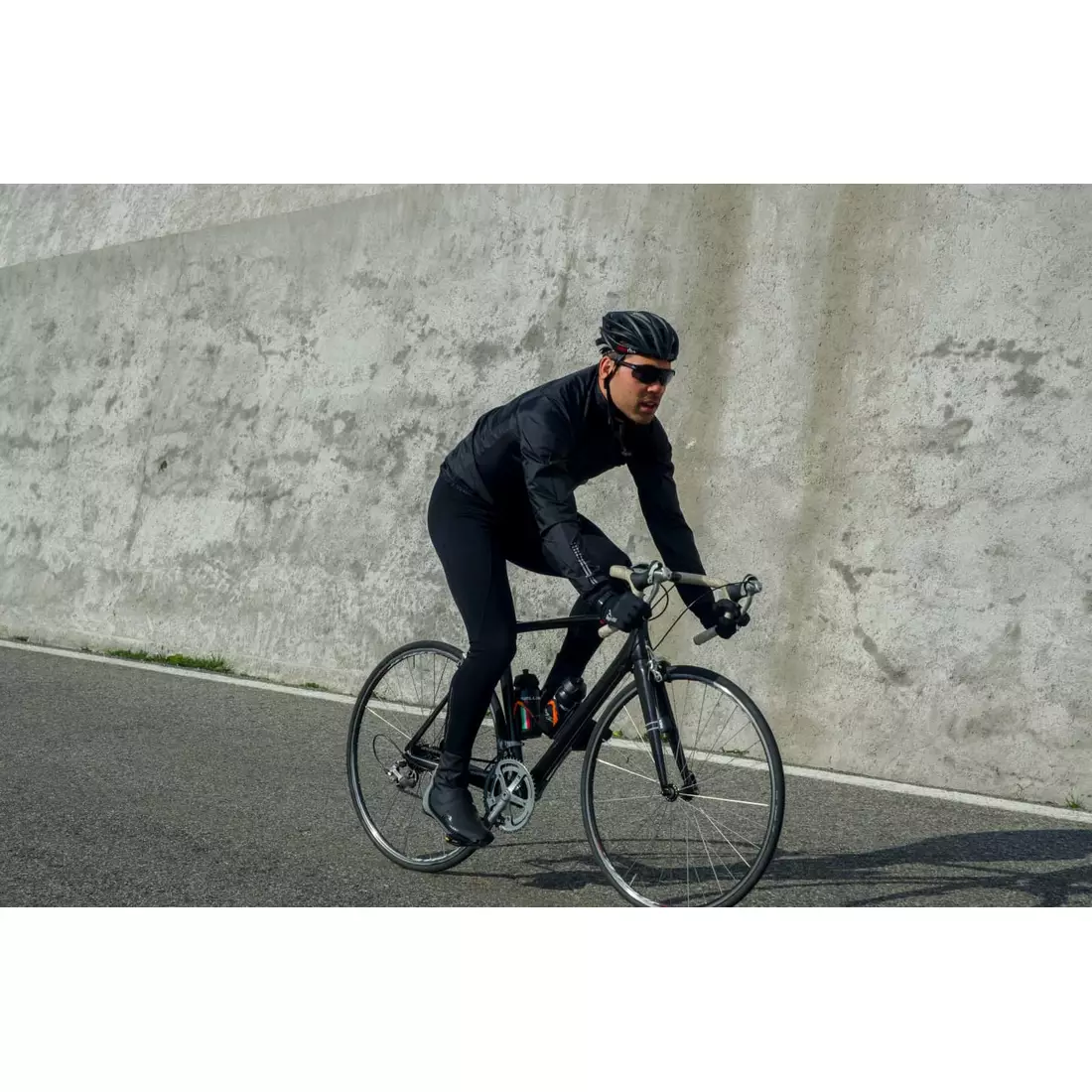 Rogelli CORE / ARIZONA pánska vetrovka na bicykel, čierna