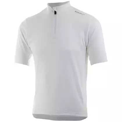 Rogelli CORE pánsky cyklistický dres, biely