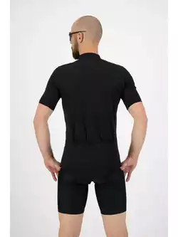 Rogelli CORE pánsky cyklistický dres, čierna