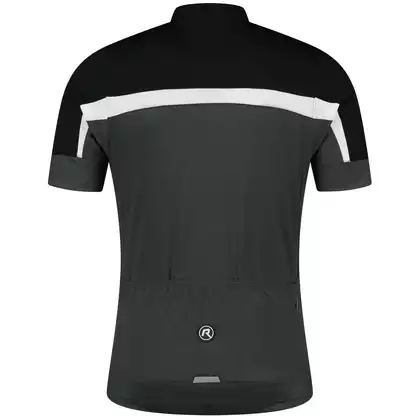 Rogelli COURSE pánsky cyklistický dres, šedo-čierna