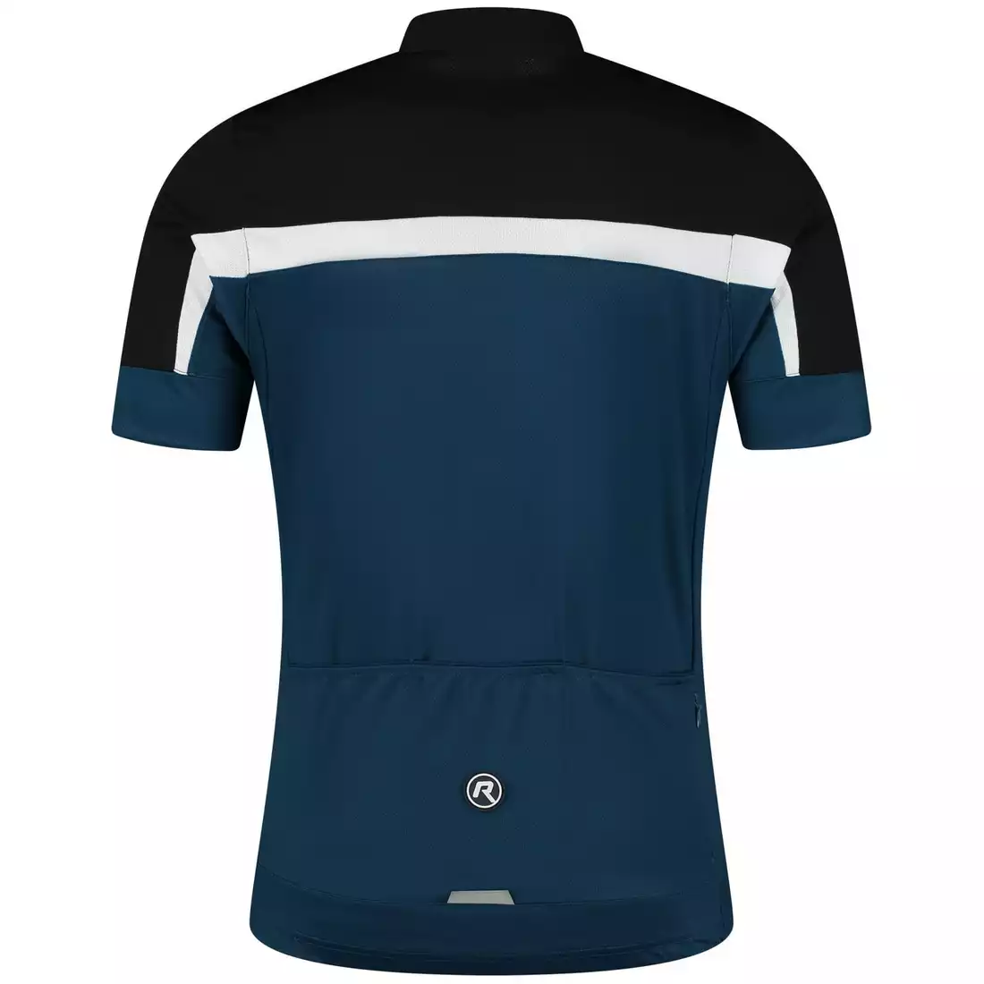 Rogelli COURSE pánsky cyklistický dres, čierna a námornícka modrá