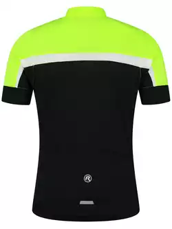 Rogelli COURSE pánsky cyklistický dres, čierna a žltá