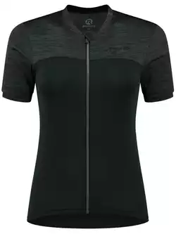Rogelli MELANGE dámsky cyklistický dres, čierna