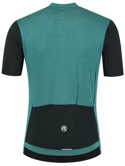 Rogelli MELANGE pánsky cyklistický dres, tyrkysovo-čierne
