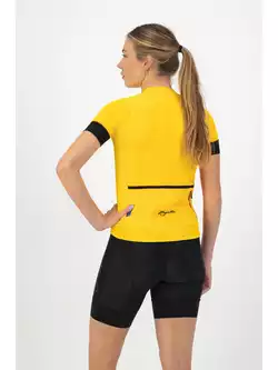 Rogelli MODESTA dámsky cyklistický dres, žlto-čierna
