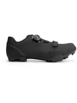 Rogelli MTB R400X pánske MTB cyklistické topánky, čierna 