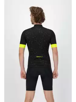 Rogelli TERRAZZO pánsky cyklistický dres, čierna a žltá